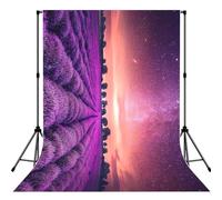 Lavender Fields Print Photo Studio Background 5x7ft Soft Photo Backdrop Curtain For Studio Content Creator Equipment