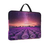 Lavender Fields Print Protective 14 Inch Laptop Case,Laptop Sleeve With Handle Compatible,Carrying Computer Bag