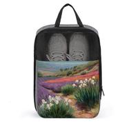Lavender Fields Shoe Bag for Travel Daily Use Anti-dust Storage Carrier Golf Shoe Pouch