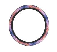 Lavender Fields Universal Steering Wheel Cover â€“ Durable, Non-Slip Chloroprene Rubber Car Steering Cover With Full-Print Design For Cars, Suvs, Trucks & Atvs