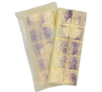 Lavender Fields Wax Melt Snap Bars, 10 Squares Snap Bar Scented Wax Melts, Homemade 100% Natural Soy Wax Melts And Are Both Vegan-Friendly And Cruelty-Free, Amazing Smelling And Strong Scented