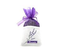 Lavender filled Organza & Linen Pouch/Bag (1, Dark Purple)