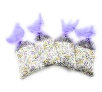 Lavender filled Organza & Linen Pouch/Bag (4, Floral)