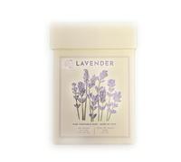 Lavender Fine Vegetable Bar Soaps Set Made in Italy - 3 x 150g Triple Milled Natural Calming, Gentle & Moisturising Skincare Gift