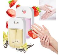 Lavender Flavors Power Mist Hand Sanit-izer - Power Mist Hydrating Hand Sanit-izer Spray - Portable Sani_tizer Spray Women,Teenager Girl - Hand Wash Daily Use and Travel Size (Vanilla & Strawberry)
