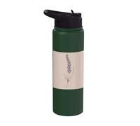 Lavender Flower Botanical Line Minimalist Plant Stainless Steel Insulated Water Bottle