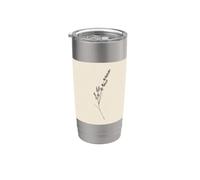 Lavender Flower Botanical Line Stainless Steel Insulated Tumbler