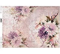 Lavender Flowers Rice Paper R0069L - 1 x A3 Sheet of decoupage Rice Paper
