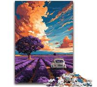 Lavender Garden Adult Jigsaws 1000 Pieces Difficult,Family Game Stress Reliever Difficult Challenge Great Gifts And Toys (38x52cm)