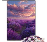 Lavender Garden Adult Puzzles 1000 Pieces, Family Fun Games Fun at Home Activities, Birthday Present, Travel Gifts (size 50x75cm)