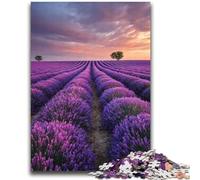 Lavender Garden Jigsaw Puzzles for Teenagers 2000,Learning Educational Toys Family Games with Matching Poster And Trivia Sheet (70X100cm)