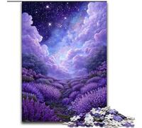 Lavender Garden Jigsaws 1000 Pieces for Adults, Educational Games Home Decoration Unique Home Decor And Gifts (26x38cm)