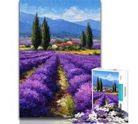 Lavender Garden Jigsaws Puzzles 2000 Pieces for Adults Gifts,Challenging Game And Family Play for Is Ideal As A Gift for The Whole Family 70x100cm