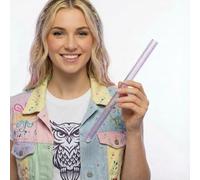 Lavender Glitter Vocal Tubes® for Speech Therapy, Singing Therapy Straws for Vocal Health - Set of 2 Silicone Tubes for water resistant Voice Therapy, Singing exercises and singing training
