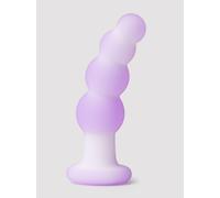 Lavender Haze Beaded Curved Vibrating Anal Probe - Purple Purple