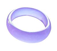 Lavender Jade Bangle Bracelet for Women, Natural Purple Quartzite Jade Bangle Jewelry (Purple_54mm)