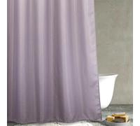Lavender Long Shower Curtain: 78 Inch Light Purple Lilac Waffle Weave Heavy Duty Fabric Shower Curtains for Bathroom - Water Repellent Washable Thick Polyester Cloth Bath Curtain - 183 x 200 cm Drop