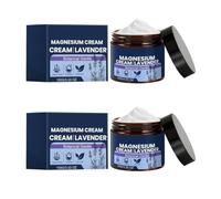 Lavender Magnesium Soothing Body Lotion, 100g/3.53oz - Gentle plant-based formula soothes the mind and body, lightweight and non-greasy, improves sleep quality, and provides nighttime hydration.