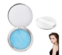 Lavender Matte Powder, Lavender Matte Powder for Candys Bella Face Setting Powder, Compacto With Mini Powder Puff Oil Control, Long-Lasting Makeup for Silky Blurring (1 Pcs)