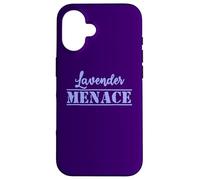 Lavender Menace feminist lesbian reclaim LGBTQ+ pride Case for iPhone 16