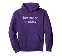 Lavender Menace Lesbian Gay LGBTQ Feminist Pullover Hoodie