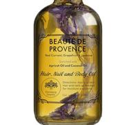 Lavender Multi-Use Oil for Face, Body and Hair - Organic Blend of Apricot, Vitamin E, Fractionated Coocnut and Sweet Almond Oil Moisturizer for Dry Skin, Scalp and Nails - 4 Fl Oz
