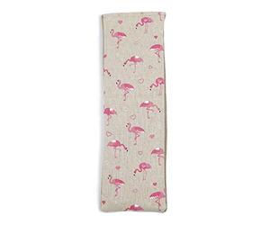 Lavender Or Unscented 100% Cotton & Fleece Pink Flamingos Design Wheat Bag/Wrap (Lavender)