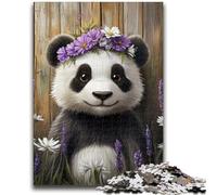 Lavender Panda 1000 Piece Jigsaw Puzzles for Adults,Challenging Game And Family Play Wall Decoration Unique Birthday And Xmas Gifts (50x75cm)