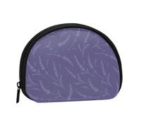 Lavender Pattern 1Small Makeup Sanitary Napkin Storage Bag,Women's Cosmetic Coin Purse