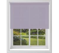 Lavender Plain Dim Out Fabric Roller Blind Made To Measure Maximum of 210cm Width All Fitting Included Easy FIt Child Safe