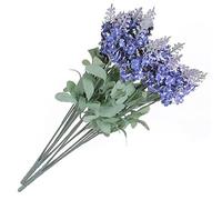 Lavender Provence Artificial flower Lavender bush 10 branches per flower Only 1 flower Multicolor Celebration Birthday Petit gift Handmade flower that does not wither Home Wedding decoration Miscella