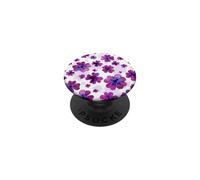 Lavender Purple Blossoms Floral Flowers Lilac PopSockets Adhesive PopGrip