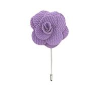 Lavender Purple Handmade Flower/Rose Lapel Pin
