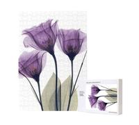 Lavender Purple Hope Flowers,300 Pieces Wooden Jigsaw Family Game Jigsaw Puzzles for Adults Teens