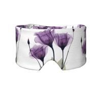 Lavender Purple Hope Flowers, Full Eye Covers Light Blocking Eye Mask Sleep Eye and Ear Muffs