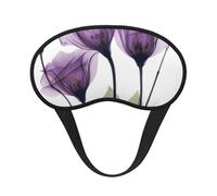 Lavender Purple Hope Flowers, Full Eye Covers Light Blocking Eye Masks Blackout Sleep Eye Muffs