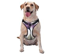 Lavender Purple Hope Flowers,Pet Harness,Adjustable Reflective Dog Harness,Pet Leash Vest,S