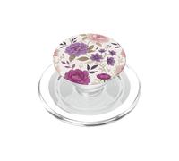 Lavender Rose Botanical Vintage Flowers Floral PopSockets PopGrip for MagSafe