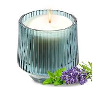 Lavender Sage Citrus & Herbal Vetiver Juniper Scented Candles Gifts for Women & Mom, Sage Floral Candles for Home, Christmas, House Warming Present, Natural Soy Wax Aromatherapy Candle