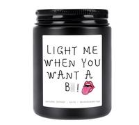 Lavender Scented Candle Gift for Him - Anniversary, Valentine's Day, Birthday, Romantic Ideas for Men, Boyfriends, Husband, Fiance - Engagement Present