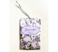 Lavender Scented Fragrance Hanging Sachet - Pack of 6 - Freshens Clothes / Car / Wardrobe / Draws