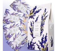 Lavender Scented Sachets, Air Fresheners, Lavender bags for Wardrobes moths Drawers Closets Office Bedroom Bathrooms Living Room Cars Sports Bag, 4 Packs