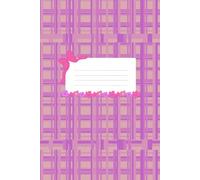 Lavender Stripe Writing Notebook: A Beautiful 6x9 Lined Notebook with Lavender Stripes, Floral & Name Space