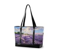 Lavender Summer Provence professional computer bags for laptops with zipper diaper bag tote for women work with men bulto para laptop