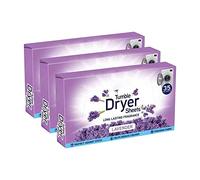 Lavender Tumble Dryer Sheets | for Long Lasting Fragrance and Softness Protection Against Static Help Reduce Creases Freshness Fabric | Pack of 3 (Total 105 Sheet)
