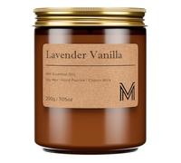Lavender Vanilla Candles for Home Scented 200g Aromatherapy Candle Gift Set for Women Soy Wax Long Lasting Amber Jar Candles Gift for Birthday Housewarming Mother's Valentine Day