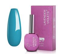 Lavender Violets 12ml Gel Nail Polish UV LED Soak Off Nail Lamp Curing Manicure Pedicure Larger Content Salon Quality Swedish Blue H466