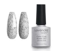 Lavender Violets 8ml Gel Nail Polish UV LED Soak Off Nail Lamp Curing Manicure Pedicure Classical Coloured Bottle Long Lasting Easy Apply Milky Way D243