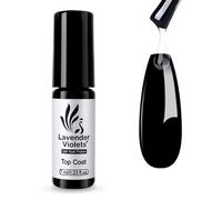 Lavender Violets No Wipe Top Coat - High Gloss Gel Polish Super Shine Glass Finish for Long-Lasting Manicure, Professional Salon Results at Home, Beginner-Friendly UV LED Soak Off
