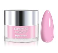 Lavender Violets Pink Dip Powder 14g - French Nail Art & Gradient Designs Long-Lasting Manicure, Salon-Quality Finish | No UV Lamp Needed, Odour-Free for Women Wedding Dating P103